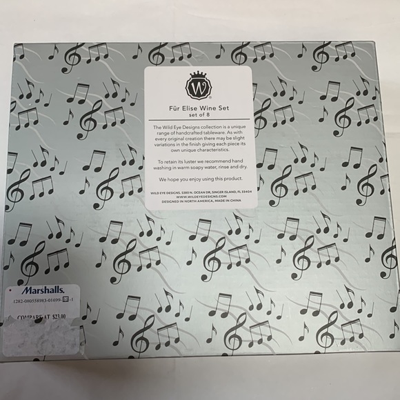 Brand New! 💥Gift Box set of Wine Glass Charms, wine opener, musical stopper💥 - Picture 6 of 8